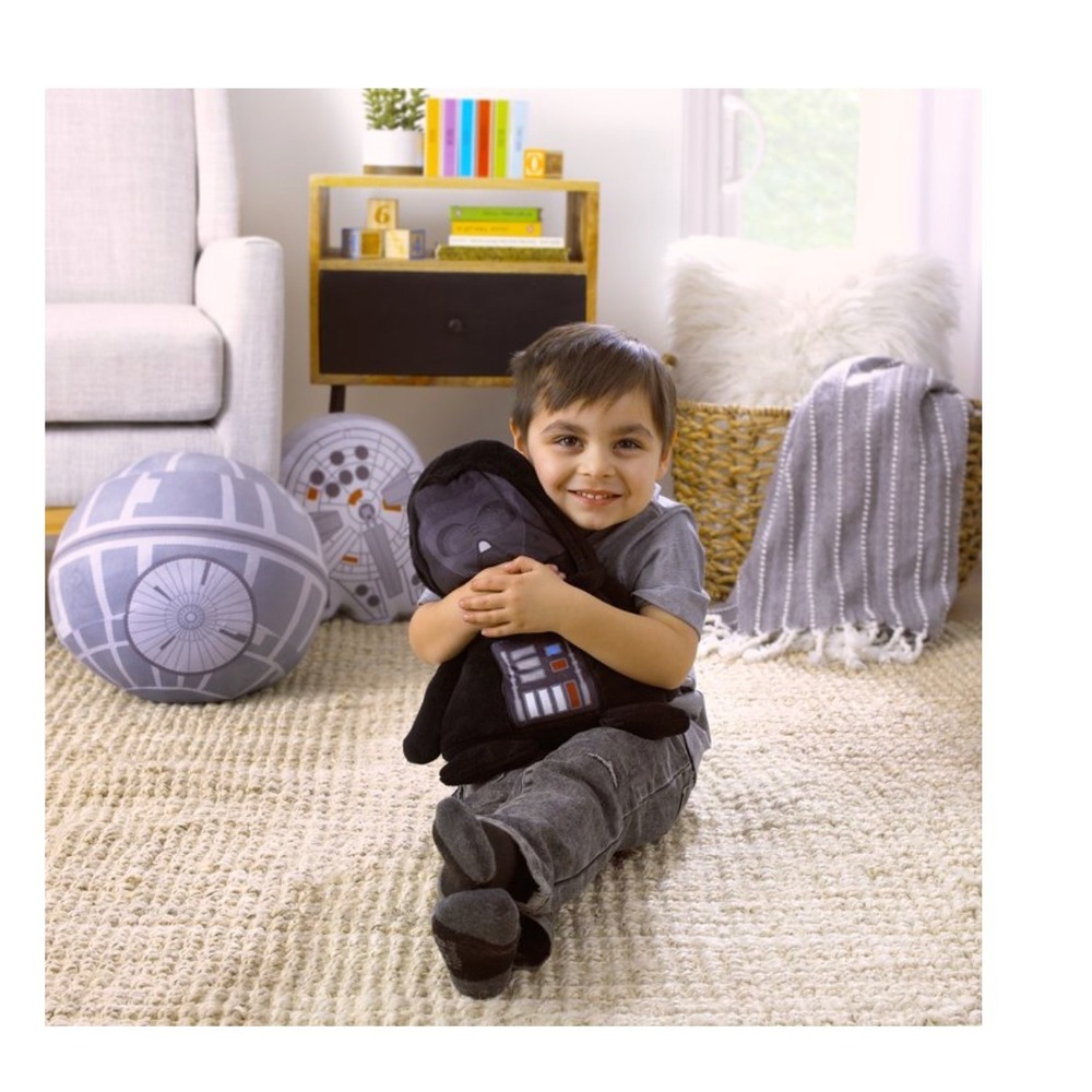 Disney Star Wars Darth Vader Plush Toddler Blanket‎ 30x40 New NWT Soft